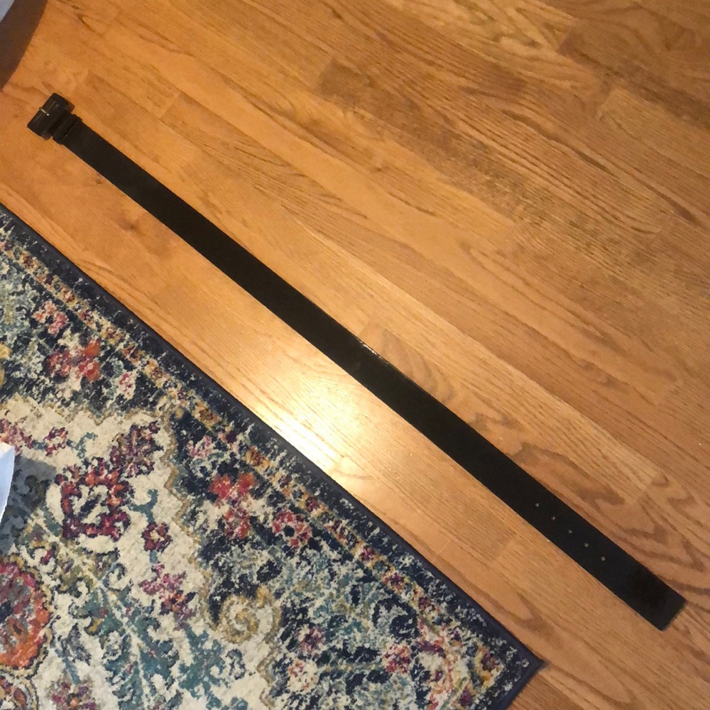 Black thick belt